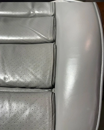 Etter reparasjon av skadede bilsetetrekk